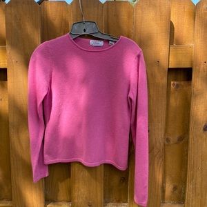 Lord and Taylor two ply cashmere sweater size medium.